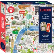 London A puzzle for curious wanderers 1000 bitar pussel